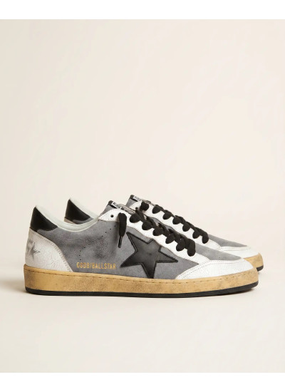Ball Star Gray nappa black star