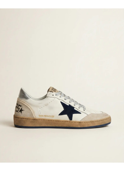 Ball Star Blue suede star