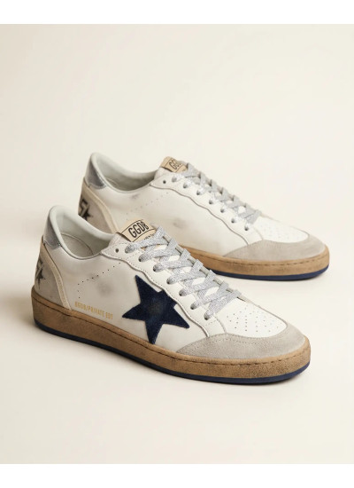 Ball Star Blue suede star