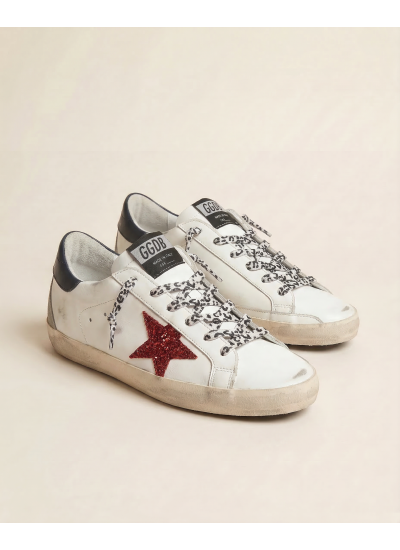 Super Star Red glitter star