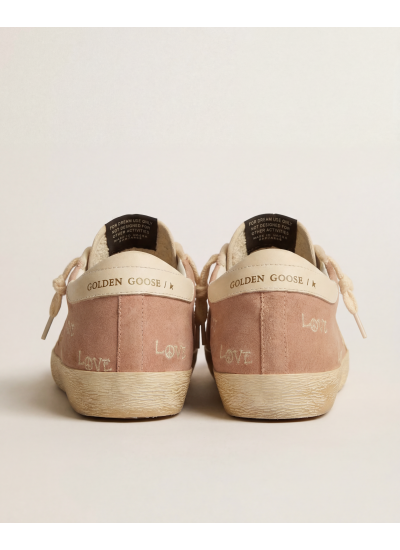 Super Star Suede powder-pink LOVE
