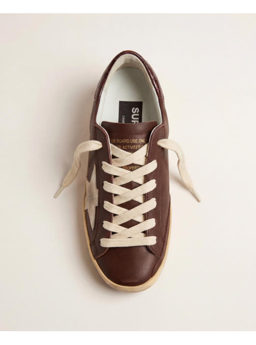 Super Star Brown croco-print