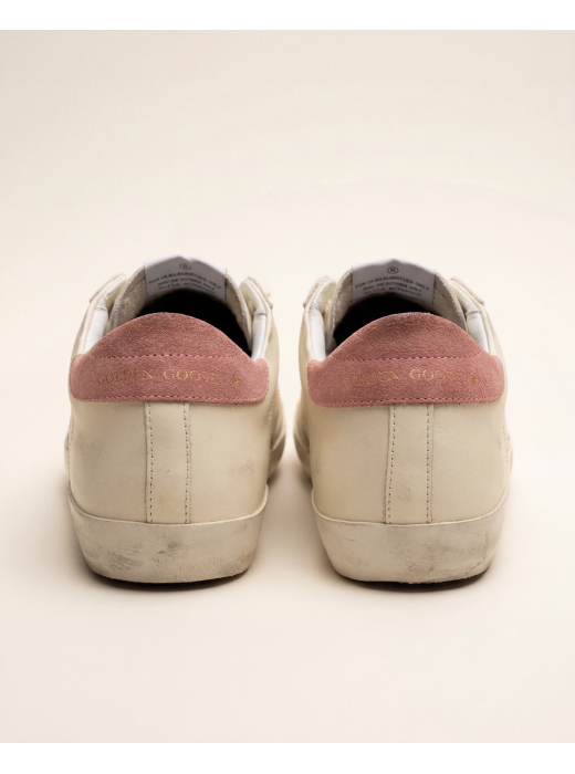 Super Star Beige silver glitter star