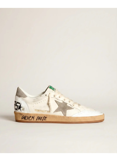 Mens Ball Star Nappa leather with Grey Nubuk star and Grey heel tab