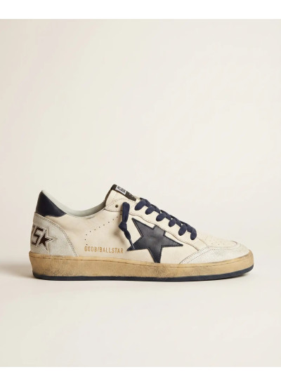 Ball Star Blue leather star