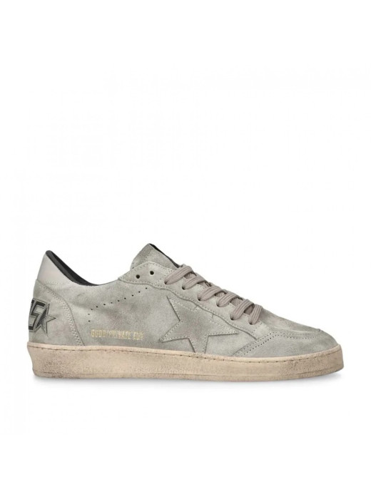 Mens Ball Star in Gray Suede With Gray Star