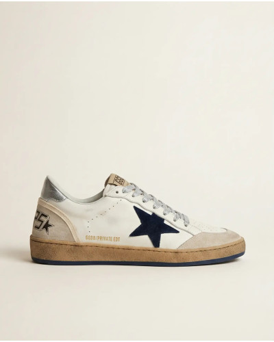 Ball Star Blue suede star