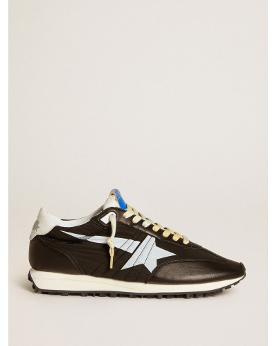 Mens Marathon with black nylon upper and white star