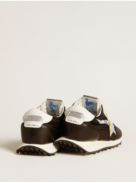 Mens Marathon with black nylon upper and white star