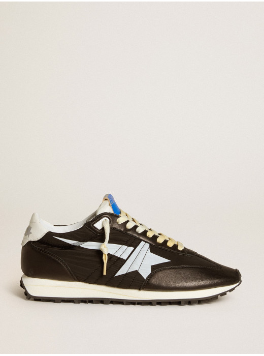 Mens Marathon with black nylon upper and white star