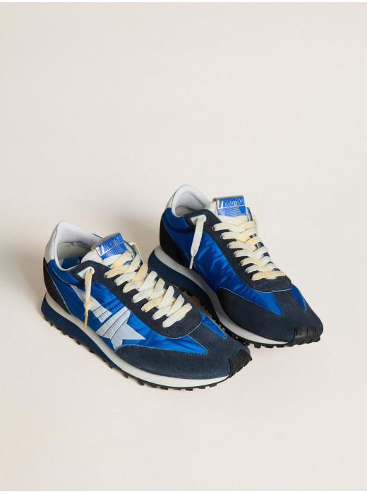 Mens Marathon with blue nylon upper and white star