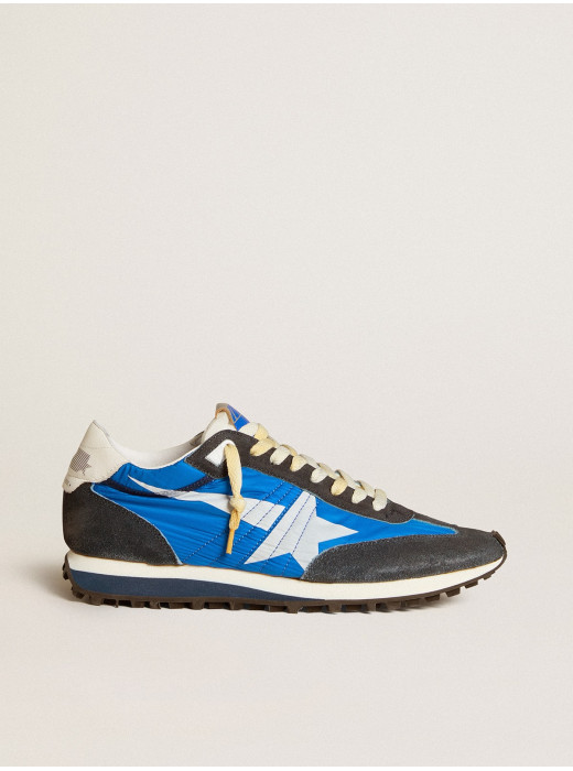 Mens Marathon with blue nylon upper and white star