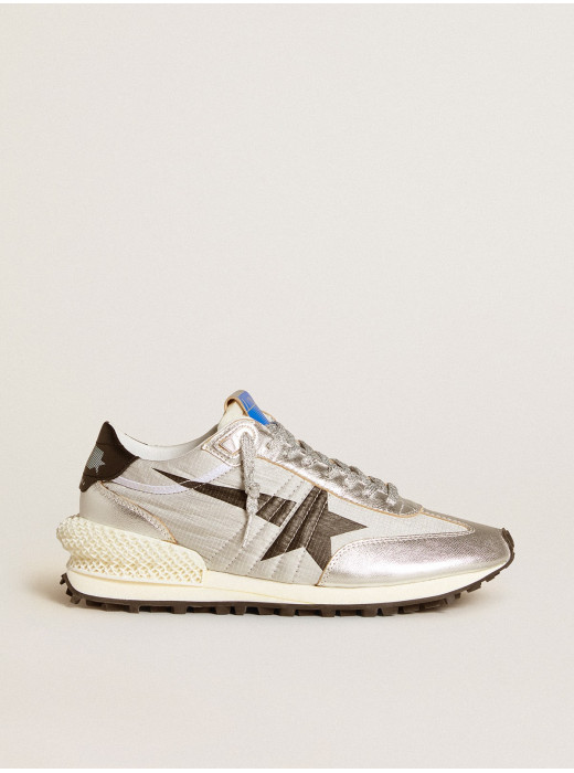 Mens Marathon with silver ripstop nylon upper and black star