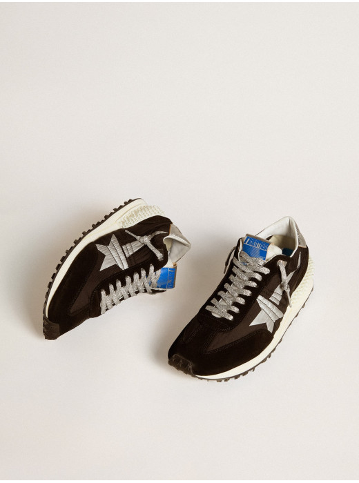 Mens Marathon with black ripstop nylon upper and silver star
