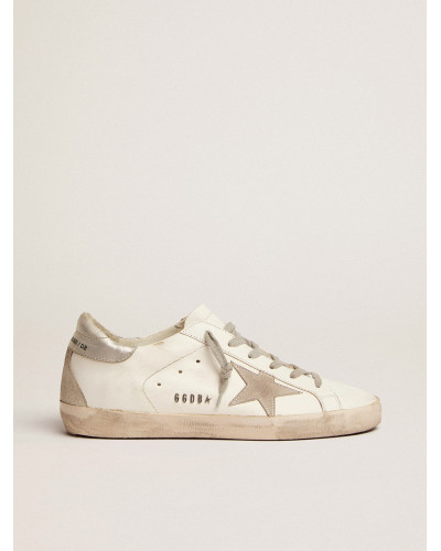 Super-Star with silver heel tab and metal stud lettering