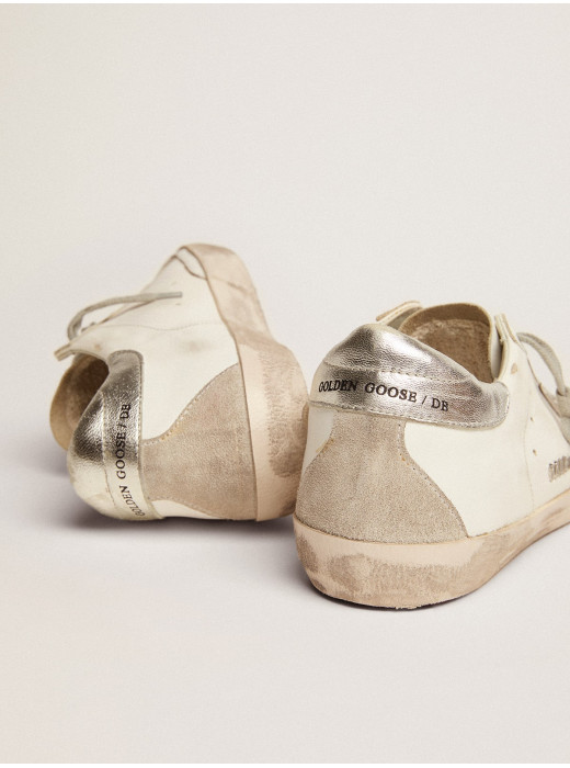Super-Star with silver heel tab and metal stud lettering
