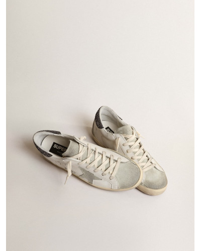 Super-Star with gray star and dark gray glitter heel tab