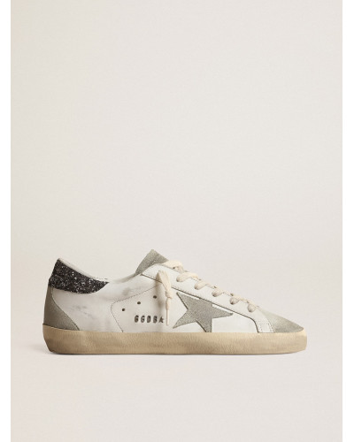 Super-Star with gray star and dark gray glitter heel tab