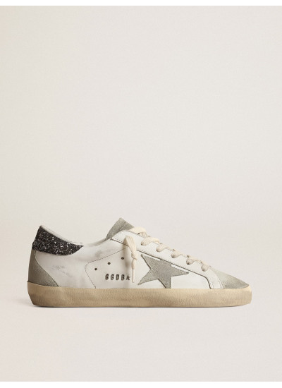 Super-Star with gray star and dark gray glitter heel tab