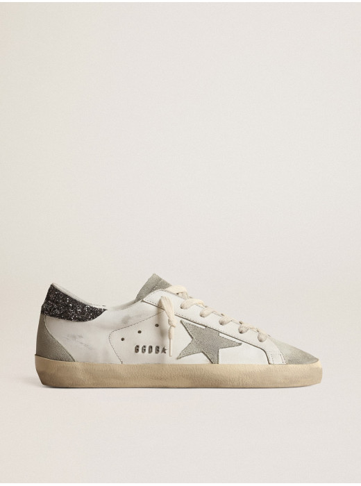 Super-Star with gray star and dark gray glitter heel tab