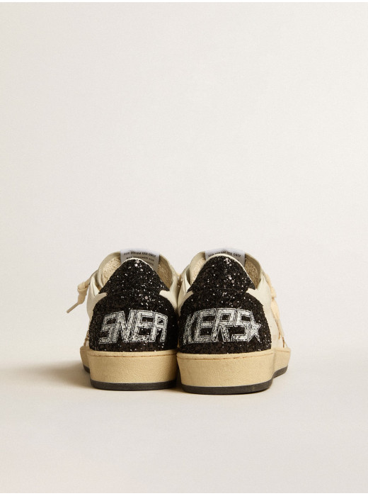 Ball Star LTD in nappa and suede with glitter star and black heel tab