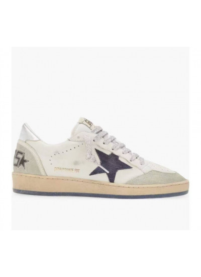 Ball Star Blue suede star