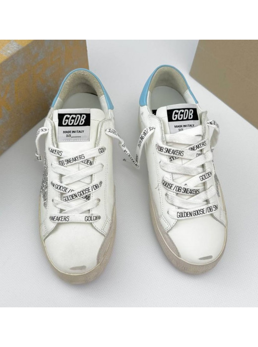 Super Star Blue heel tab