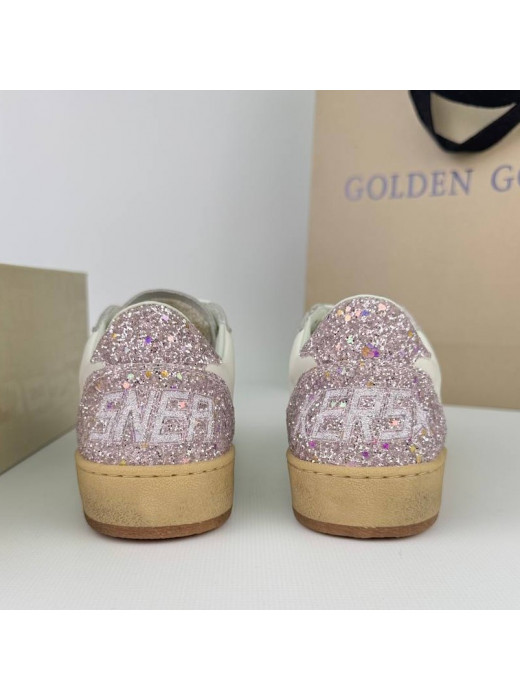 Ball Star Pink glitter star