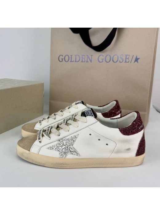 Super Star Silver glitter star borde