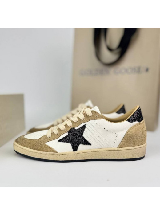 Ball Star Black glitter star