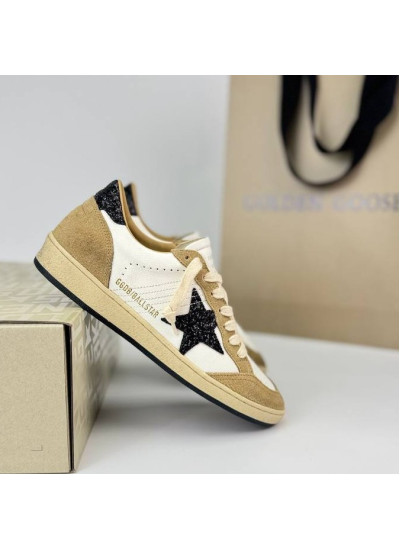 Ball Star Black glitter star