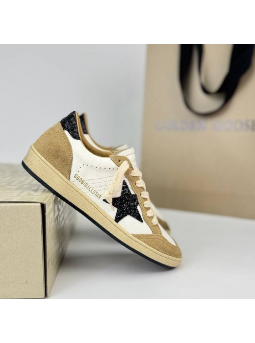 Ball Star Black glitter star