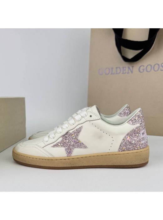Ball Star Pink glitter star