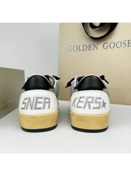 Ball Star Gray nappa black star