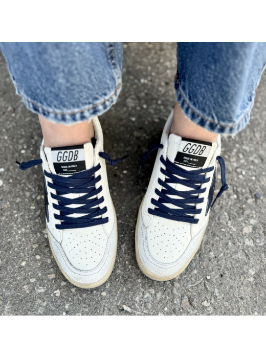 Ball Star Blue leather star
