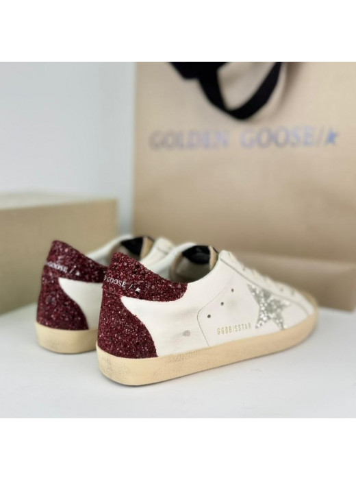 Super Star Silver glitter star borde