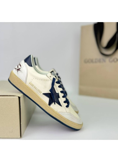 Ball Star Blue leather star