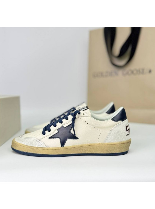 Ball Star Blue leather star