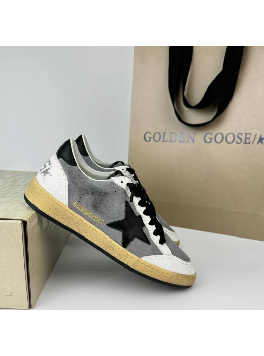 Ball Star Gray nappa black star