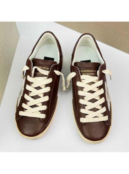 Super Star Brown croco-print
