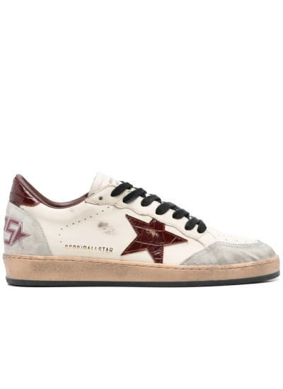 Men`s Ball Star Burgundy croco star