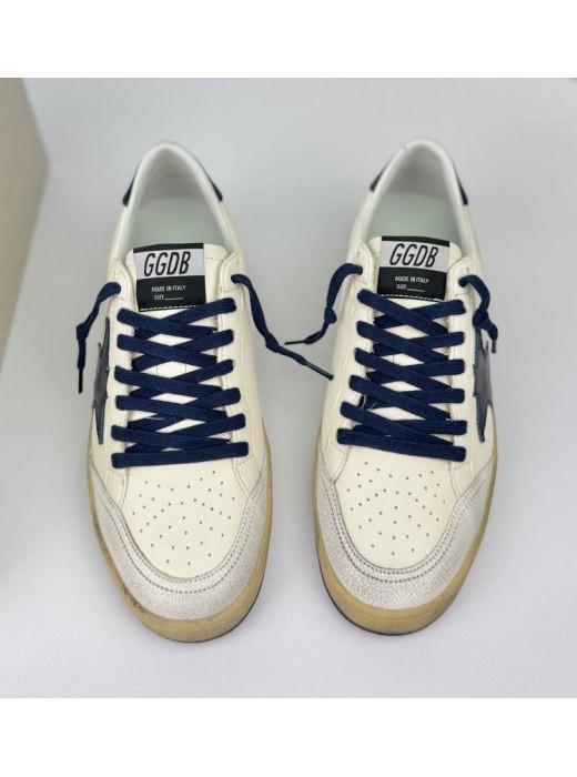 Ball Star Blue leather star