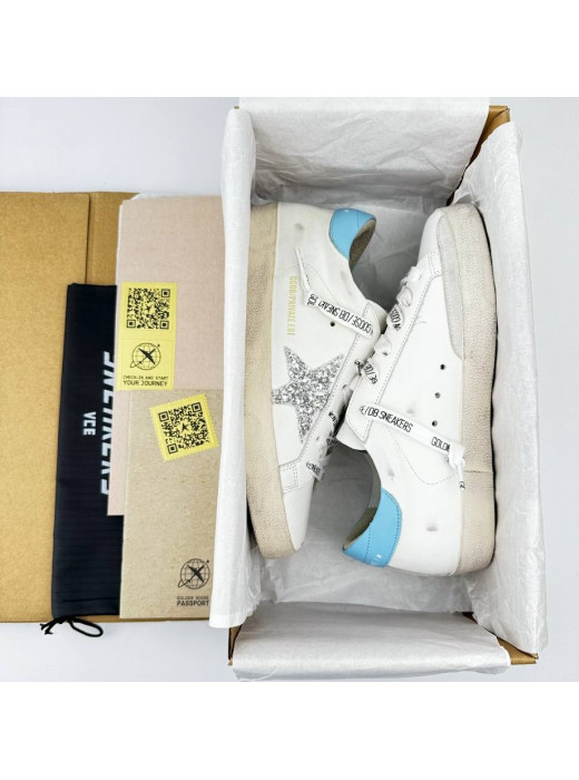 Super Star Blue heel tab