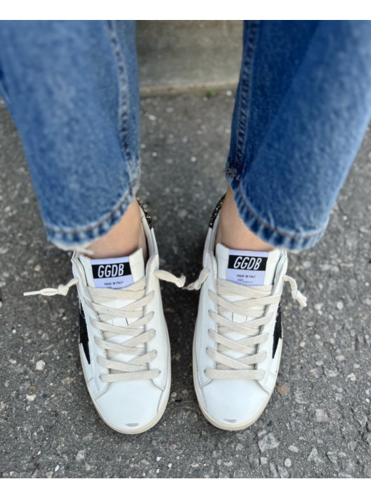 Ball Star Beige canvas and leo heel