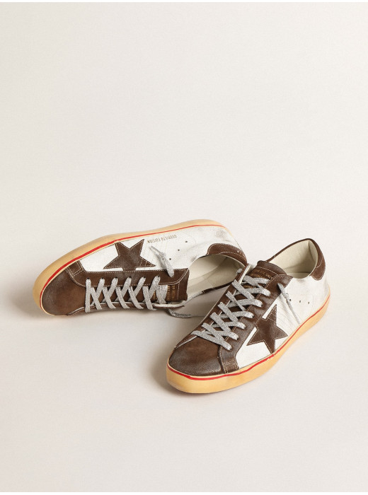 Men's Super-Star LTD with brown suede star and heel tab