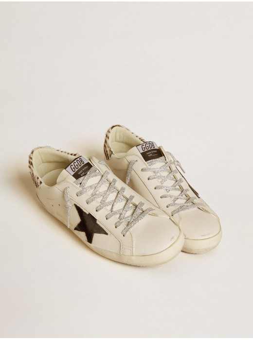 Men’s Super-Star LTD with suede star and pony skin heel tab