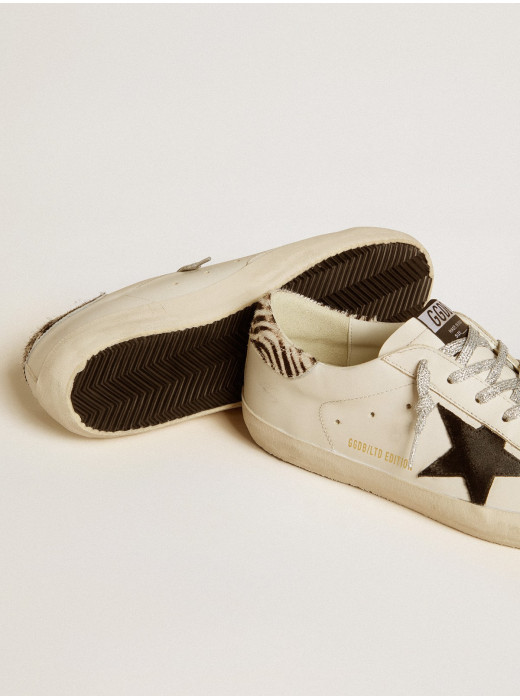 Men’s Super-Star LTD with suede star and pony skin heel tab