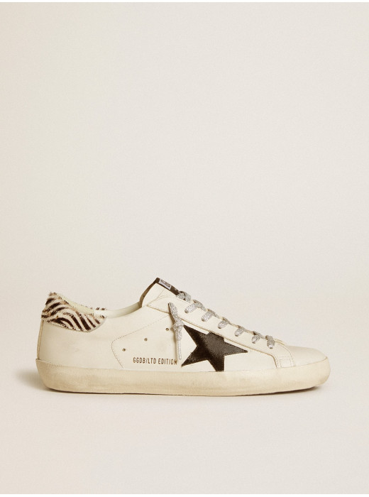 Men’s Super-Star LTD with suede star and pony skin heel tab