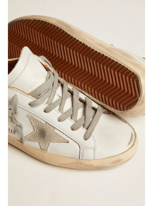 Men’s Super-Star sneakers with suede star and brown heel tab