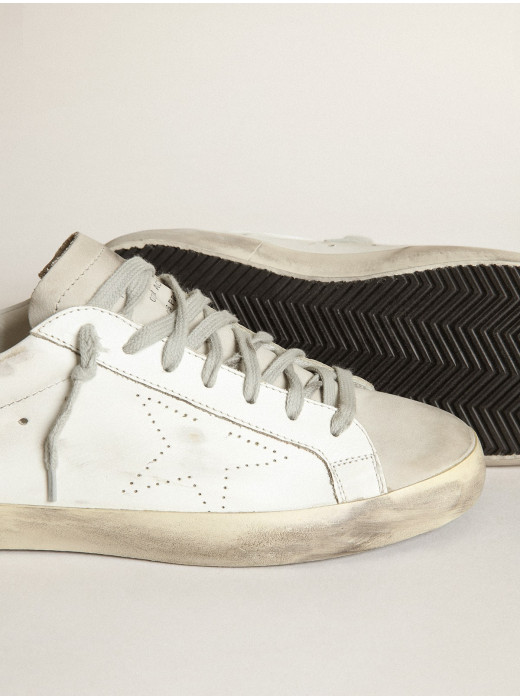 Men's Super-Star with perforated star and ice-gray heel tab